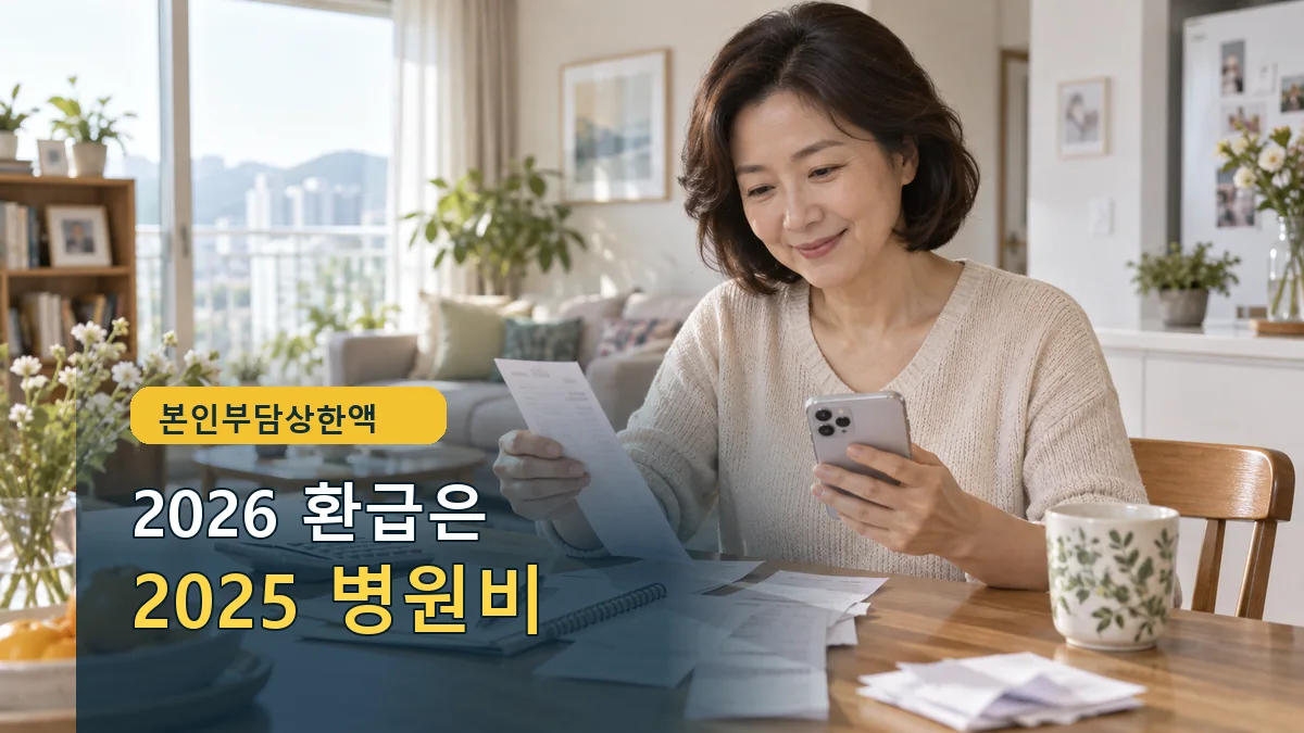 건강보험 본인부담상한액 환급 조회|2025 진료비 상한표·2026 신청 순서